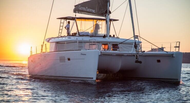 Caldera Gold cruise in Santorini caldera