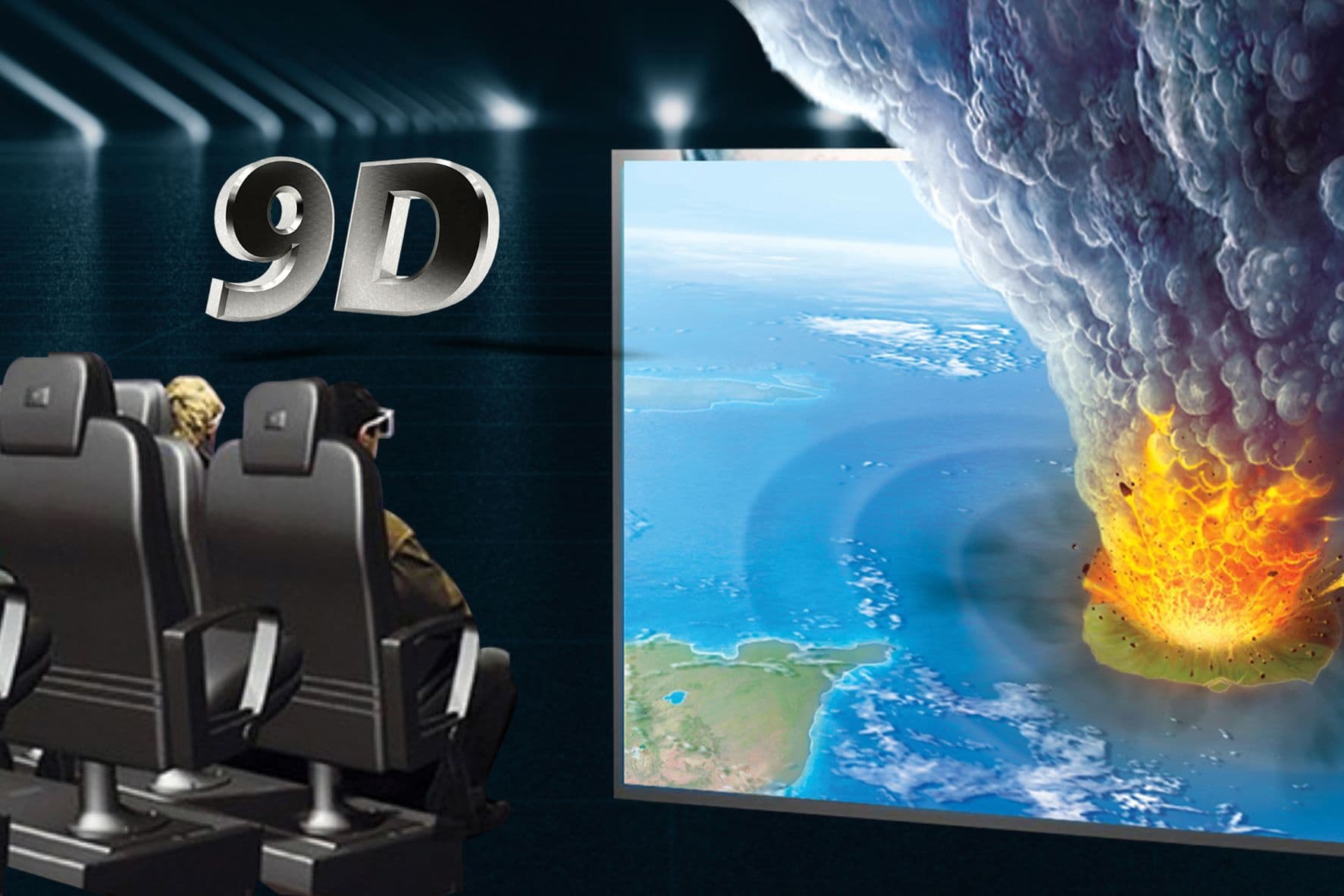 9D cinema experience at Lost Atlantis Museum Santorini